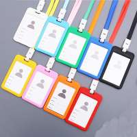 Double-sided Transparent PP Material ID Card Business Card Credit Card Badge Holder