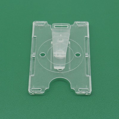 Rotating Clip ID Holder/ Convertible rigid plastic card holder