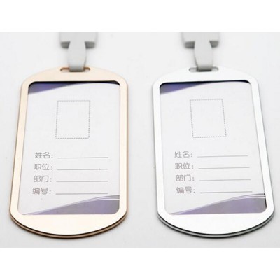 Aluminum Alloy ID Card Badge Holder